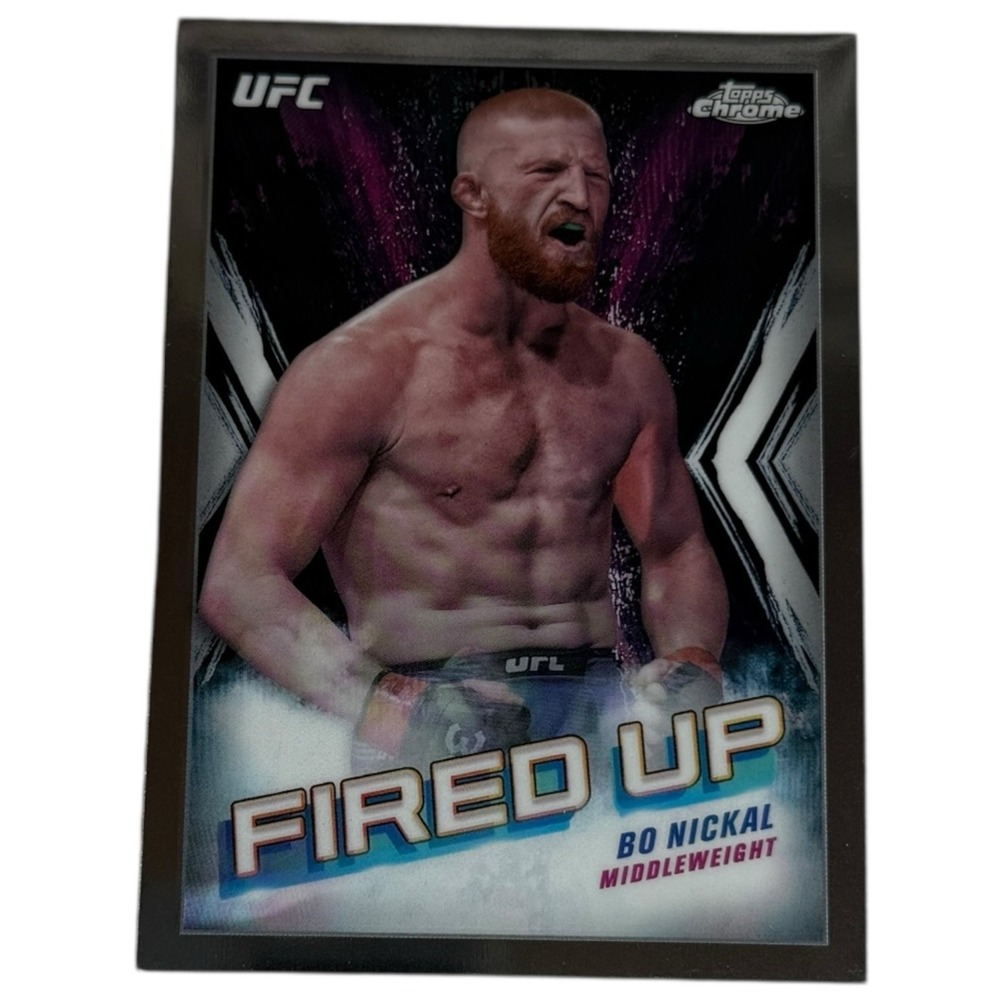 2024 Topps Chrome UFC Fired Up Bo Nickal #FDP-24